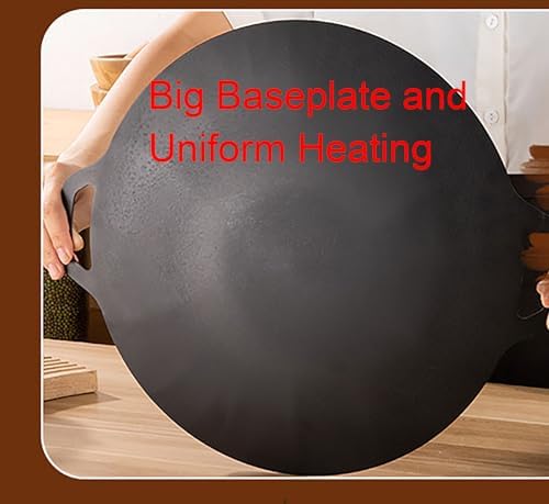 Thin Korean Grill Pan, 9.4 Inch Iron with Non-stick Coating Baking Tray on Heating Stove for Home, Party Travel and Outdoor (9 inch) - Image 5
