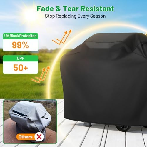Grill Cover 50 Inch, Heavy Duty Waterproof Gas BBQ Cover - Image 3
