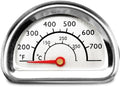 Hisencn Thermometer Replacement for Charbroil and Kenmore Gas Grill by Hisencn