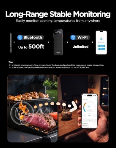 GoveeLife Smart Bluetooth Wireless Meat Thermometer Digital with App Alerts - Image 3