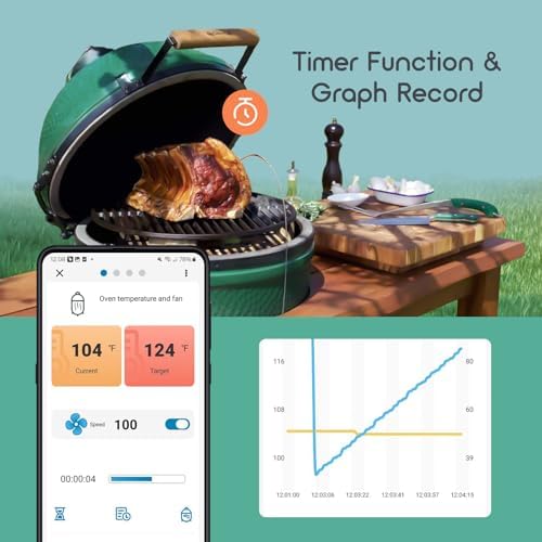 INKBIRD Wi-Fi & Bluetooth BBQ Smoker Temperature Controller Fan ISC-027BW - Image 5