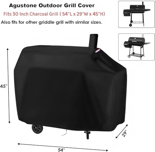 54 Inch Grill Cover for Royal-Gourme-t 30" Charcoal Grill - Image 2