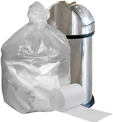 Plasticplace 40-45 Gallon Trash Bags │12 Microns │ Clear High Density Garbage Can Liners │ 40" x 48" (250 Count) by Plasticplace