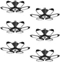 Adiding LED Garage Light w/ 6 Deformable Panels Basement Lighting, 6 Pack by Adiding