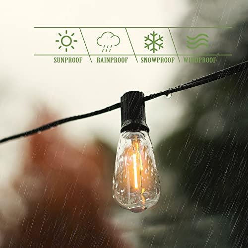 Outdoor String Lights Waterproof 200FT Outside Lighting for Patio Backyard - Image 5