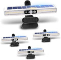 Clip On Solar Lights Outdoor with PIR Motion Sensor (White ,4 Pack ,3000K) by SunlightEncounter