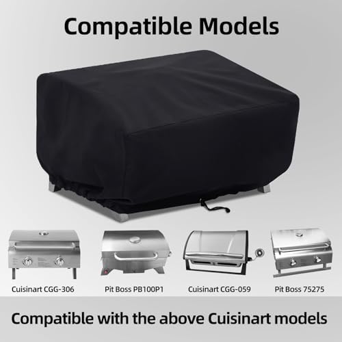 Grill Cover for Cuisinart CGG-306/CGG-059 Tabletop Grill, Cover Only - Image 2