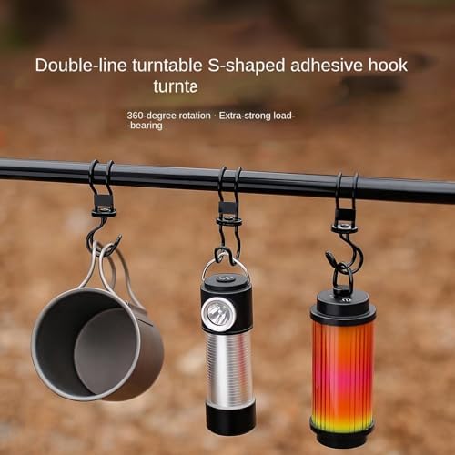 S Shaped Hooks 360 Degree Rotating Metal Heavy Duty Utensil Holder - Image 4
