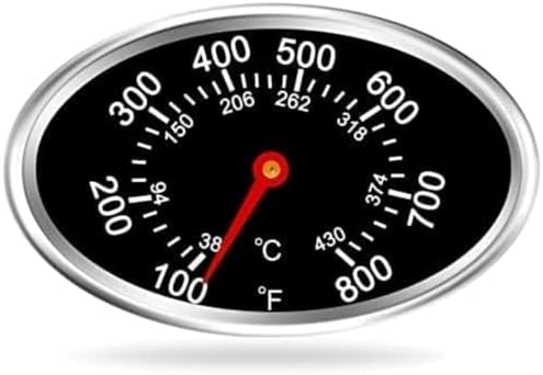 1PC Grill Lid Thermometer Heat Indicator Replacement for Grill Master Nexgrill 720-0697, 720-0737, BBQ Temperature Gauge for Nexgrill 720-0830H, 720-0888 by JJLFresheners