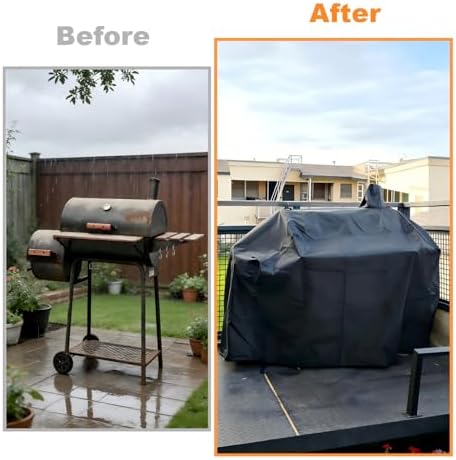 54 Inch Grill Cover for Royal-Gourme-t 30" Charcoal Grill - Image 5