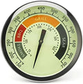 3 1/8” Accurate Luminous BBQ Thermometer Gauge for Oklahoma Joe’s Smokers 3695528R06 & Most Charcoal Pellet Wood Pit Smoker Grills, 1/2 NPT Male Thread Temperature Gauge Replacement, Grill Thermostat by WEMEIKIT