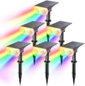 Linkind Halloween Solar Lights Outdoor Spotlight Waterproof RGB 6 Pack by Linkind
