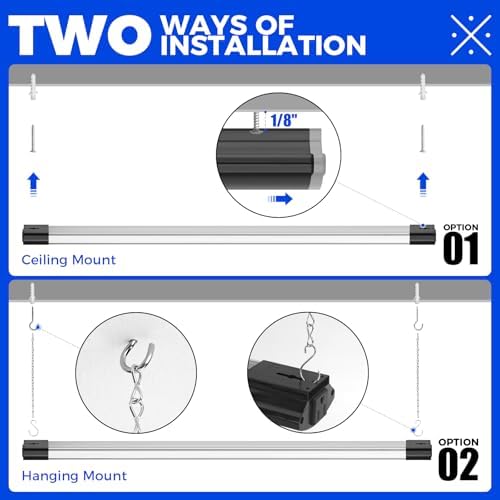 Barrina BS84 LED Shop Lights 4FT for Workshop, 84W 10000LM 6500K, 6 Packs - Image 5