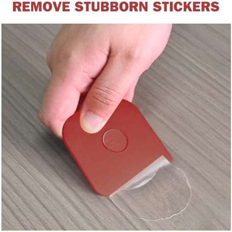 Pan Scraper, 5 Pcs Pot & Dish Scraper Plastic, Sturdy Scraper Kitchen Tool - Image 7
