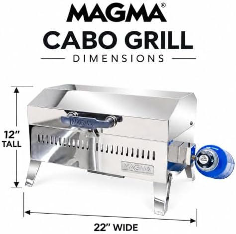 Magma A10-703 Cabo Portable Gas Grill (9" x 18") - Image 6