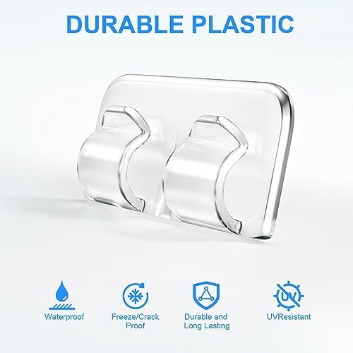 Hetyue Hooks for Outdoor String Lights Clips: 40Pcs Heavy Duty Light Hook - Image 2