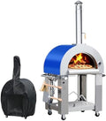 32.5" Dual Fuel Pizza Oven - Wood Fired or Propane Gas Fueled Outdoor Oven by UYRIE