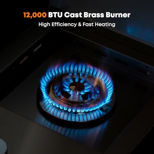 Stanbroil Built-In Single Side Burner for Outdoor Kitchen, Propane Gas - Image 4