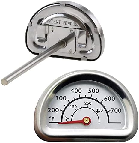 Hiorucet Grill Lid Thermometer Heat Indicator Replacement for Charbroil 463271314, 463247412, 463247512, 463225315, 463434313 Grill Model, BBQ Grill Temperature Gauge Replacement Part for Char-Broil. by Hiorucet