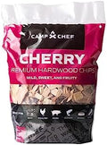 Camp Chef Premium Hardwood Chips - Wood Chips for Smoking & Outdoor Grilling - Compatible with Pellet Grills, Smokers & Barbecues - Made in The USA - Cherry, 192 cu in (Pack of 6) by CampChef