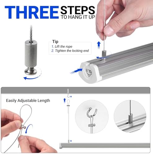Barrina T8 LED Shop Lights 8FT, 140W 17000LM, 5000K, U Shape, 10 Packs - Image 5