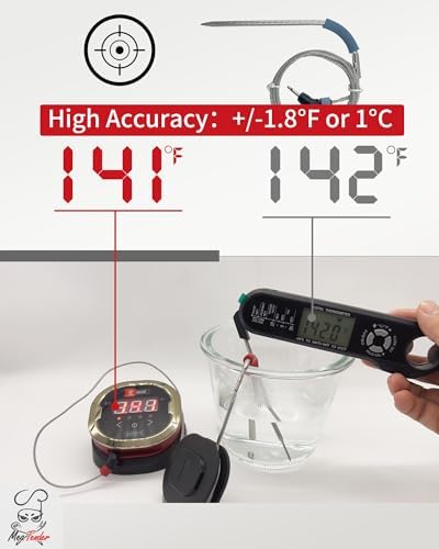 4-Pack Replacement Meat Temperature Probes for Weber Probe, iGrill & Weber Connect Smart Grilling Hub, 2.5mm Plug 48in Cable, ±1°C Accurate Washable Thermometer Probes, Color-Coded, -22°F to 572°F - Image 5