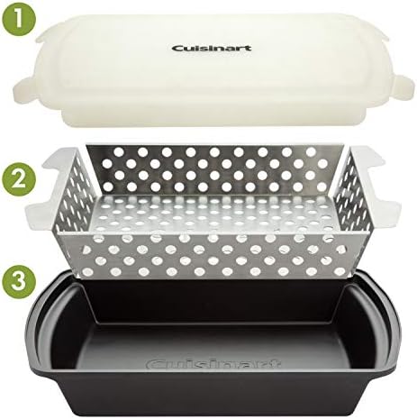 Cuisinart CMT-200 Marinade and Grilling Basket Set, Stainless Steel - Image 3