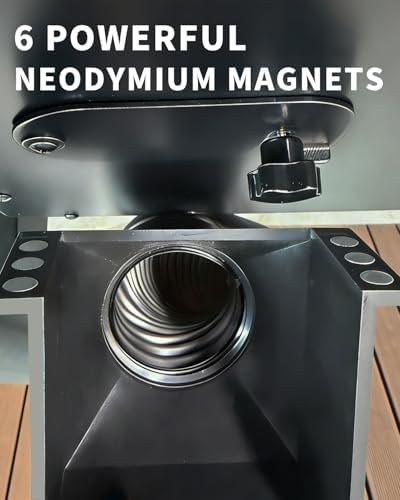Magnetic Pellet Cleanout Funnel for Smoker, Efficient Pellet Grill Helper Slide for Hopper Cleanout, Pellet Transfer Accessory for Traeger Pit Boss Grills - Image 4