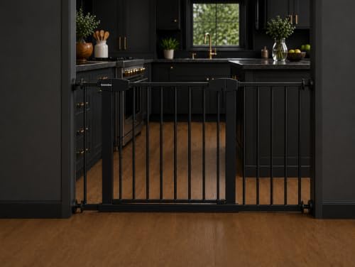 Cardinal Gates PG26.4 Baby & Pet Pressure Gate, Black, 48.75-51.50 in by CardinalGates