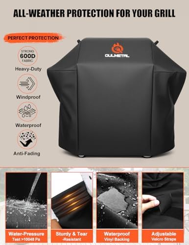 QuliMetal 58 Inch BBQ Gas Grill Cover for 3-5 Burners Outdoor Grill - Image 3