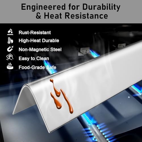 Uniflasy 17.5 Inch Flavorizer Bars for Weber Genesis 300 Series, 7620 7621 - Image 6