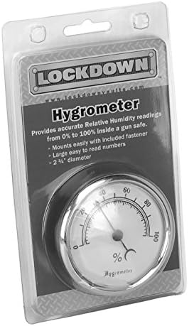 Lockdown Vault Hygrometer for Monitoring Humidity and Moisture Control in Gun Vault, Safe, Storage - Image 2