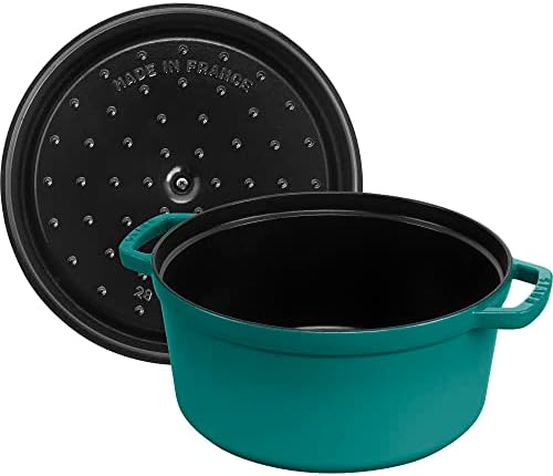 Staub 7-Qt Dutch Oven, Serves up to 8 People, Oven Safe to 500°F Turquoise - Image 2