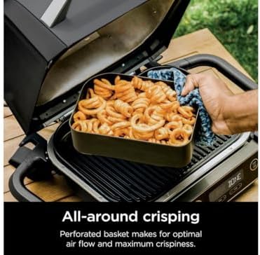 Ninja Woodfire Combo Crisper Basket for OG700, 2.5 Qt, Non-stick, Black - Image 5