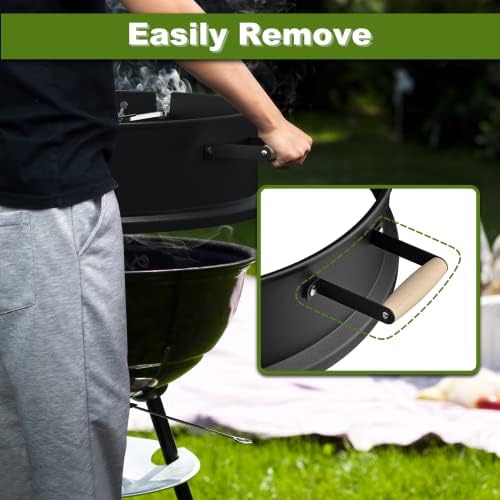 SHINESTAR Upgraded Steel Weber Kettle Rotisserie Ring Kit Barbecue Tool Kit - Image 6
