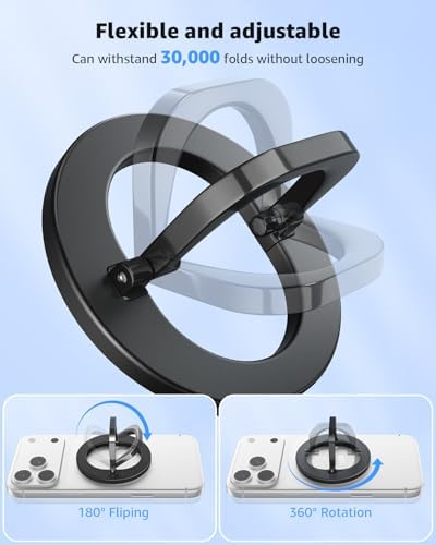 【2 Pack】 SUPERONE for MagSafe Phone Grip, Magnetic Phone Ring Holder - Image 3