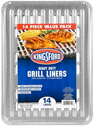 Kingsford Heavy Duty Disposable Grill Liners, 16 x 11.75 Inch, 14 Count by Kingsford