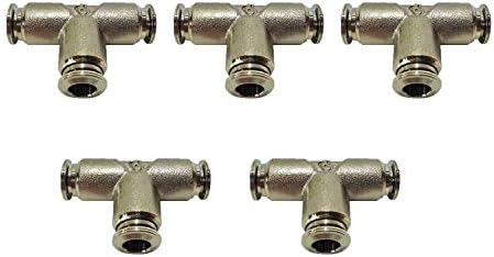 Misting Fittings (1/4 Coupling Tee - Push Lock-Pack of 5) by Mistcooling