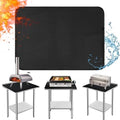 Heat Resistant Mats for Countertop fits Tabletop Grill, 36x24x0.02in, Black by Amerbro