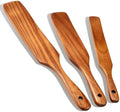 3 Pack Skinny Wooden Spurtle Set for Sourdough Starter Kit Accessories by Ayiaren