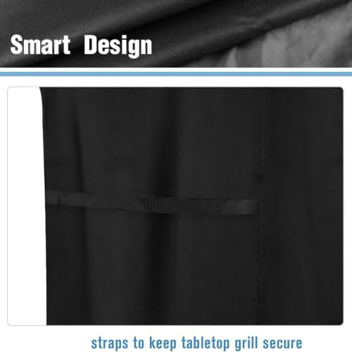 Mini Tabletop Gas Grill Cover for Weber Jumbo Joe Charcoal Grill 18‑Inch - Image 4