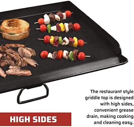 Camp Chef Professional Fry Griddle, 14" Two Burner Camping Accessory - Image 4