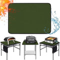 Heat Resistant Mats for Countertop fits Tabletop Grill, 36x24x0.04in, Green by Amerbro
