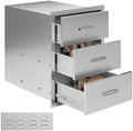 SPECRAFT 18 in Stainless Steel Outdoor Kitchen 3-Drawer Cabinet by SPECRAFT