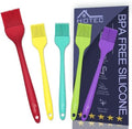HOTEC 600℉ Heat Resistant Silicone Basting &Pastry Brush, Multicolor 5 by Hotec