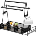 Utility Cart with Rolling and Mobile Kitchen Island - Dining Table | Camping Utensil Basket, Barbecue Tool Trolley, Storage Cart by Unknown