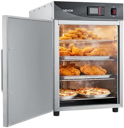 VEVOR Commercial Electric Food Warmer 4 Tier Stainless Steel Single-Door by VEVOR