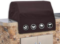 Covers & All Built-in Grill Cover for Outdoor Grill – Heavy Duty 12 oz Waterproof Built-in BBQ Grill Cover, PVC-Coated Polyester with Elastic Hem for Snug Fit (24 x 23.6 x 19.7 inches, Coffee) by CoversAll