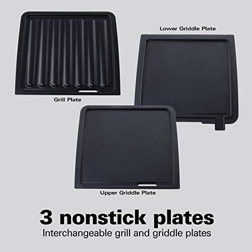 Hamilton Beach 4-in-1 Electric Indoor Grill & Electric Griddle Combo - Image 4
