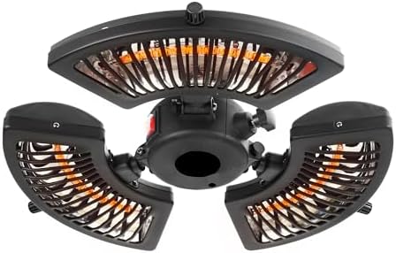Star Patio Outdoor Heater, Electric Parasol Heater, Umbrella Patio Heater with 3 Heat Levels, 1500W Instant Heating, Tip-Over & Overheat Protection, Infrared Patio Heater, ZHQ2027-P by StarPatio